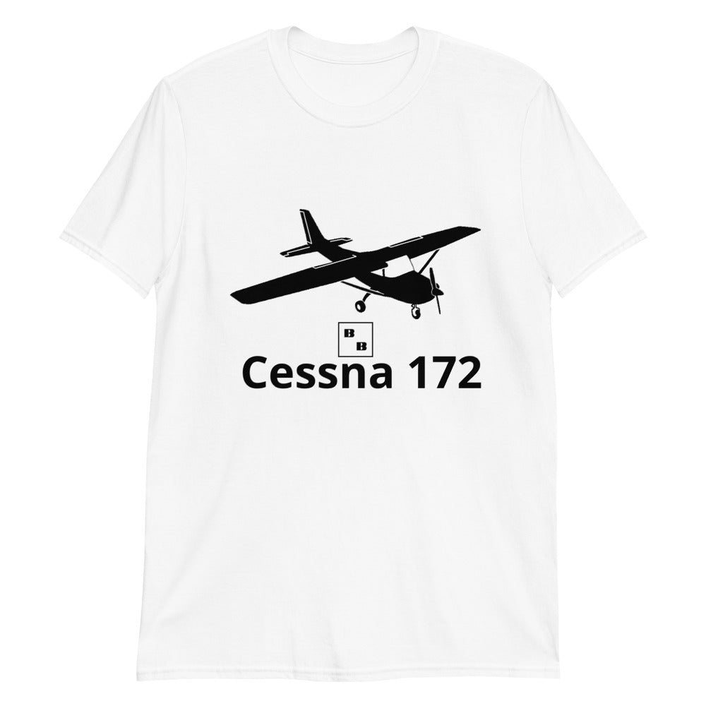 BB Pilot Cessna 172 Camiseta de manga corta unisex – Botubol Collection, image size:1000x1000