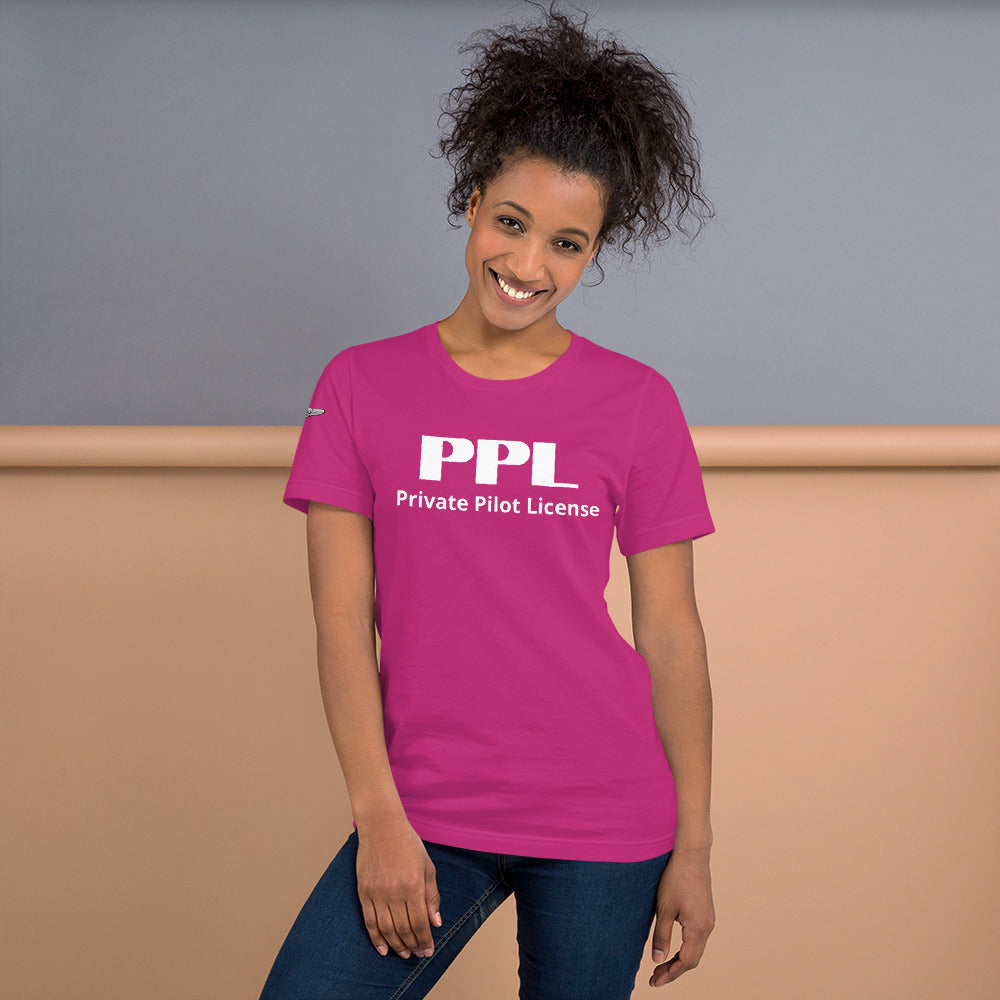 BB Pilot PPL Camiseta de manga corta unisex